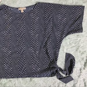 Michael Michael kors navy striped light top